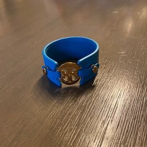 Tory Burch Leather Logo Bracelet